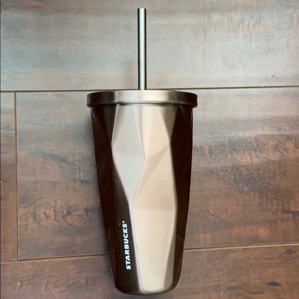 Copper stainless steel Starbucks grande iced cup